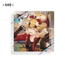 Load image into Gallery viewer, Genshin Impact Destined Day Themed Character Thick Acrylic Coaster 2025 Preorder
