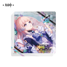 Load image into Gallery viewer, Genshin Impact Destined Day Themed Character Thick Acrylic Coaster 2025 Preorder
