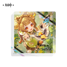 Load image into Gallery viewer, Genshin Impact Destined Day Themed Character Thick Acrylic Coaster 2025 Preorder
