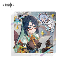 Load image into Gallery viewer, Genshin Impact Destined Day Themed Character Thick Acrylic Coaster 2025 Preorder

