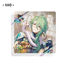 Load image into Gallery viewer, Genshin Impact Destined Day Themed Character Thick Acrylic Coaster 2025 Preorder
