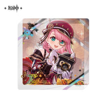 Load image into Gallery viewer, Genshin Impact Destined Day Themed Character Thick Acrylic Coaster 2025 Preorder
