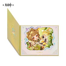 Load image into Gallery viewer, Genshin Impact Destined Day Themed Character Flip-Paper Window Signboard 2025 Preorder
