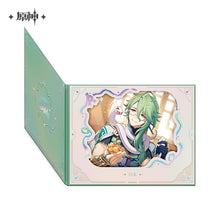 Load image into Gallery viewer, Genshin Impact Destined Day Themed Character Flip-Paper Window Signboard 2025 Preorder
