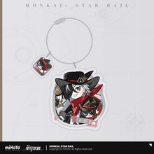 Load image into Gallery viewer, Honkai: Star Rail Tiny Cat Themed Acrylic Character Keychain Preorder
