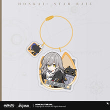 Load image into Gallery viewer, Honkai: Star Rail Tiny Cat Themed Acrylic Character Keychain Preorder
