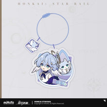 Load image into Gallery viewer, Honkai: Star Rail Tiny Cat Themed Acrylic Character Keychain Preorder
