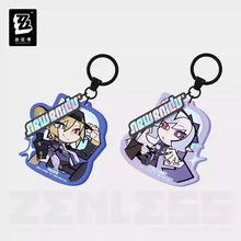 Load image into Gallery viewer, Zenless Zone Zero New Eridu Themed Mockingbird Acrylic Chibi Character Keychains Preorder
