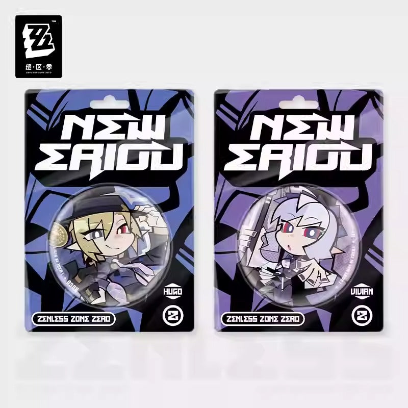 Zenless Zone Zero New Eridu Themed Mockingbird Chibi Character Badge Preorder