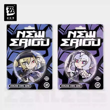 Load image into Gallery viewer, Zenless Zone Zero New Eridu Themed Mockingbird Chibi Character Badge Preorder
