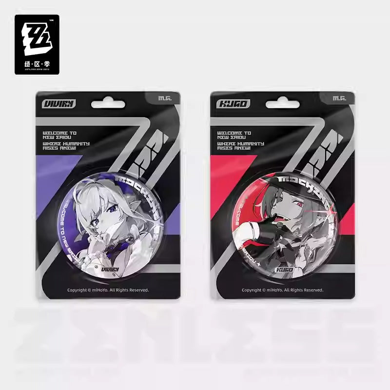 Zenless Zone Zero Mockingbird Cinema Themed Reflective Character Badge Preorder