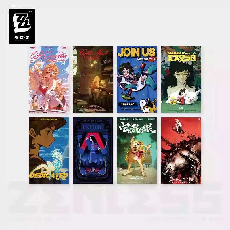 Zenless Zone Zero Random Play Videotape Poster Collection Vol 2. Preorder