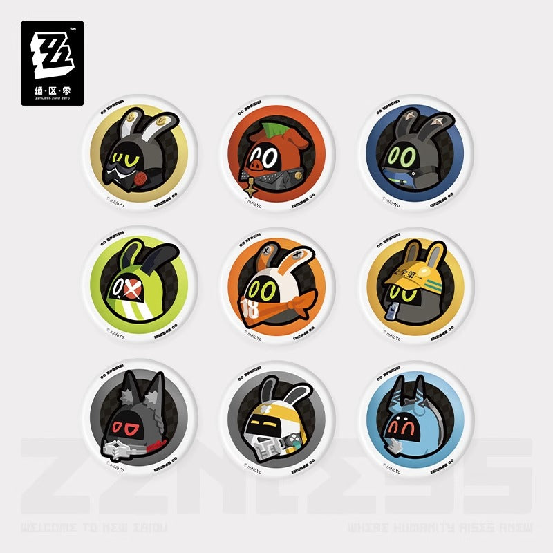 Zenless Zone Zero Six Lesson Daily Themed Bangboo Badge Blind Box Preorder