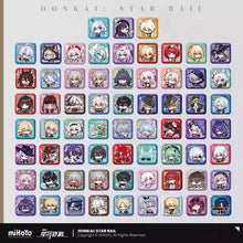 Load image into Gallery viewer, Honkai: Star Rail Pom Pom Exhibition Hall Themed Square Badge
