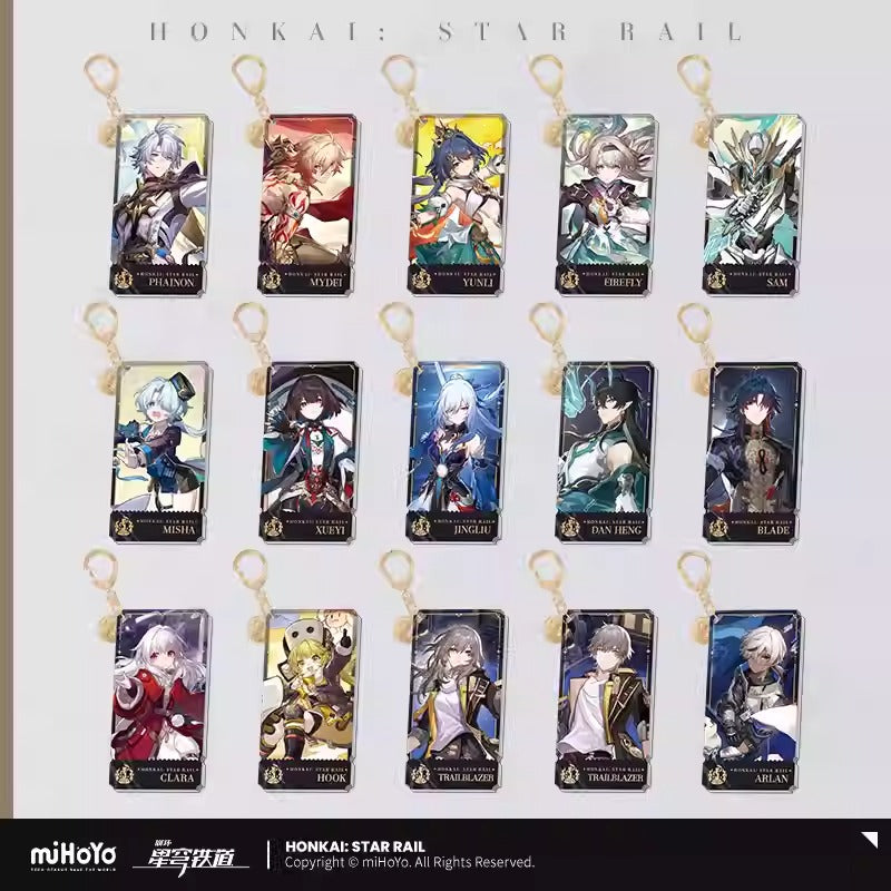Honkai: Star Rail The Destruction Character Acrylic Keychain