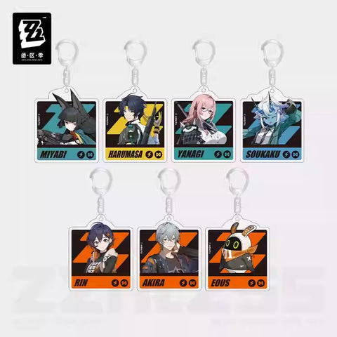 Zenless Zone Zero Hollow Special Operations Section 6 Acrylic Character Pendant