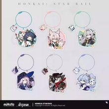 Load image into Gallery viewer, Honkai: Star Rail Tiny Cat Themed Acrylic Character Keychain Preorder
