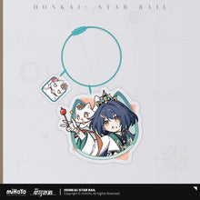 Load image into Gallery viewer, Honkai: Star Rail Tiny Cat Themed Acrylic Character Keychain Preorder

