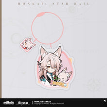 Load image into Gallery viewer, Honkai: Star Rail Tiny Cat Themed Acrylic Character Keychain Preorder
