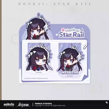 Load image into Gallery viewer, Honkai: Star Rail Pom-Pom Exhibition Hall Themed Soft Magnetic Bookmark Preorder
