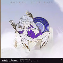 Load image into Gallery viewer, Honkai: Star Rail Robin Themed Metal Badge Preorder
