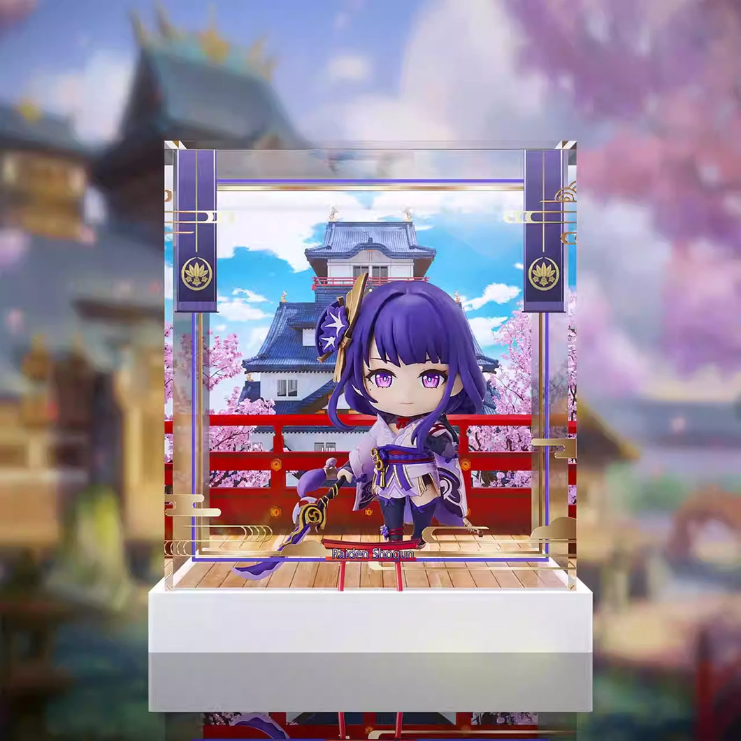 [Fan Made] Genshin Impact Raiden Shogun Ei Nendoroid Figure Display Box Preorder