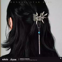 Load image into Gallery viewer, Honkai: Star Rail Feixiao Themed Metal Hair Clip Preorder
