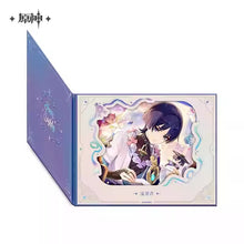 Load image into Gallery viewer, Genshin Impact Destined Day Themed Character Flip-Paper Window Signboard 2025 Preorder
