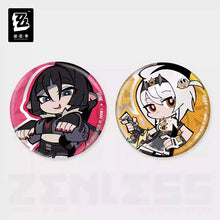 Load image into Gallery viewer, Zenless Zone Zero New Eridu Themed Faction Unknown Chibi Character Badge Preorder
