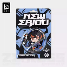 Load image into Gallery viewer, Zenless Zone Zero New Eridu Themed Criminal Investigation Special Response Team Chibi Character Badge Preorder
