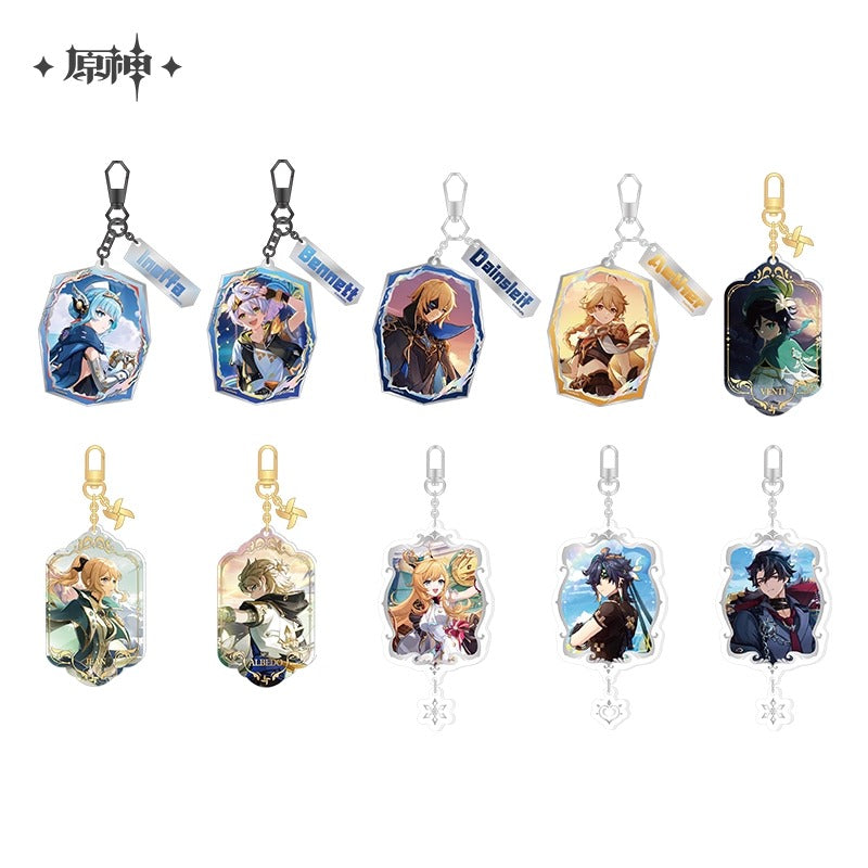 Genshin Impact Genshin Themed Acrylic Pendant Preorder