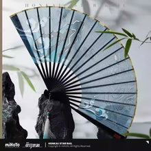Load image into Gallery viewer, Honkai: Star Rail Feixiao Themed Folding Fan Preorder
