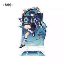 Load image into Gallery viewer, Genshin Impact Genius Invokation TCG Themed Acrylic Phone Holder Preorder
