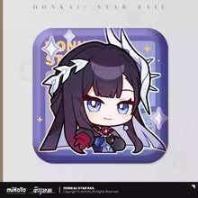 Load image into Gallery viewer, Honkai: Star Rail Pom Pom Exhibition Hall Themed Square Badge
