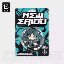 Load image into Gallery viewer, Zenless Zone Zero New Eridu Themed Criminal Investigation Special Response Team Chibi Character Badge Preorder

