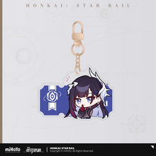 Load image into Gallery viewer, Honkai: Star Rail Pom Pom Exhibition Hall Themed Acrylic Keychain
