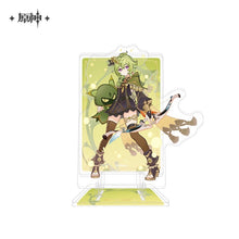 Load image into Gallery viewer, Genshin Impact Genius Invokation TCG Themed Acrylic Phone Holder Preorder
