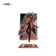 Load image into Gallery viewer, Genshin Impact Genius Invokation TCG Themed Acrylic Phone Holder Preorder
