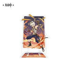 Load image into Gallery viewer, Genshin Impact Genius Invokation TCG Themed Acrylic Phone Holder Preorder
