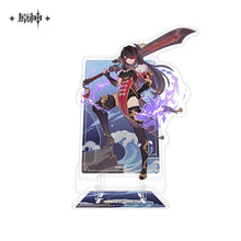 Load image into Gallery viewer, Genshin Impact Genius Invokation TCG Themed Acrylic Phone Holder Preorder
