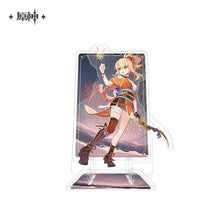 Load image into Gallery viewer, Genshin Impact Genius Invokation TCG Themed Acrylic Phone Holder Preorder
