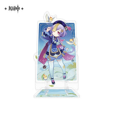 Load image into Gallery viewer, Genshin Impact Genius Invokation TCG Themed Acrylic Phone Holder Preorder
