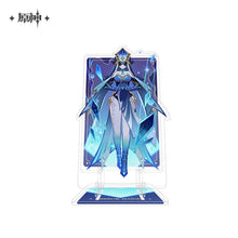 Load image into Gallery viewer, Genshin Impact Genius Invokation TCG Themed Acrylic Phone Holder Preorder
