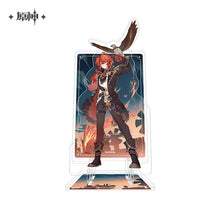 Load image into Gallery viewer, Genshin Impact Genius Invokation TCG Themed Acrylic Phone Holder Preorder

