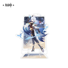 Load image into Gallery viewer, Genshin Impact Genius Invokation TCG Themed Acrylic Phone Holder Preorder
