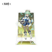 Load image into Gallery viewer, Genshin Impact Genius Invokation TCG Themed Acrylic Phone Holder Preorder
