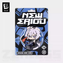 Load image into Gallery viewer, Zenless Zone Zero New Eridu Themed Criminal Investigation Special Response Team Chibi Character Badge Preorder
