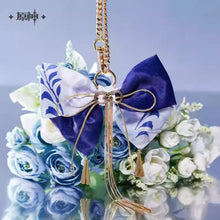 Load image into Gallery viewer, Genshin Impact Kamisato Ayato Themed Bow Hair Accessory Preorder
