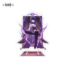 Load image into Gallery viewer, Genshin Impact Genius Invokation TCG Themed Acrylic Phone Holder Preorder
