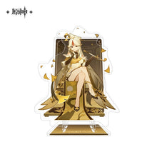 Load image into Gallery viewer, Genshin Impact Genius Invokation TCG Themed Acrylic Phone Holder Preorder
